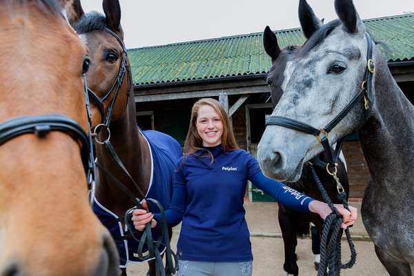 Charlotte and the horses