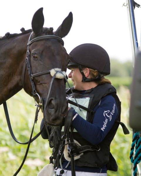 A successful day at Horseheath for Boodles and Juliette at their first BE100 together