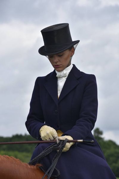 Rachael dressed for the National Side Saddle Championships