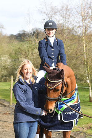 Alice Wotton Riding Belcanto Des Anges, winners of the Petplan Equine Area Festival Final