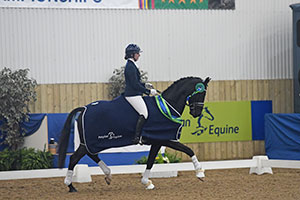 Charlotte Barber Riding Florisou, winners of the Petplan Equine High Achiever 2016