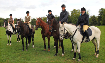 Caroline Snow, Lucy Higginson, Isabella von Mesterhazy, William Fox-Pitt and Hellen McGoey