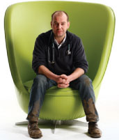 Man sitting on chair