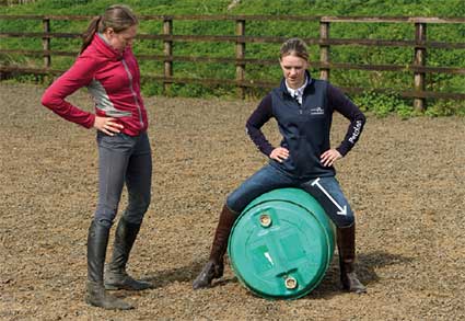 Sitting on a barrel 2